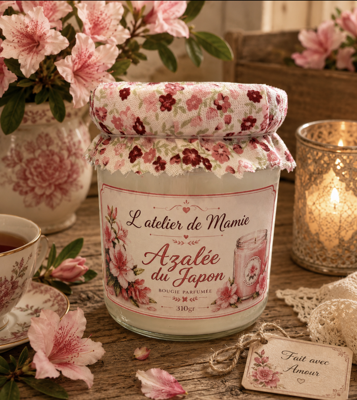 Bougie Azalée du Japon🌺🌺