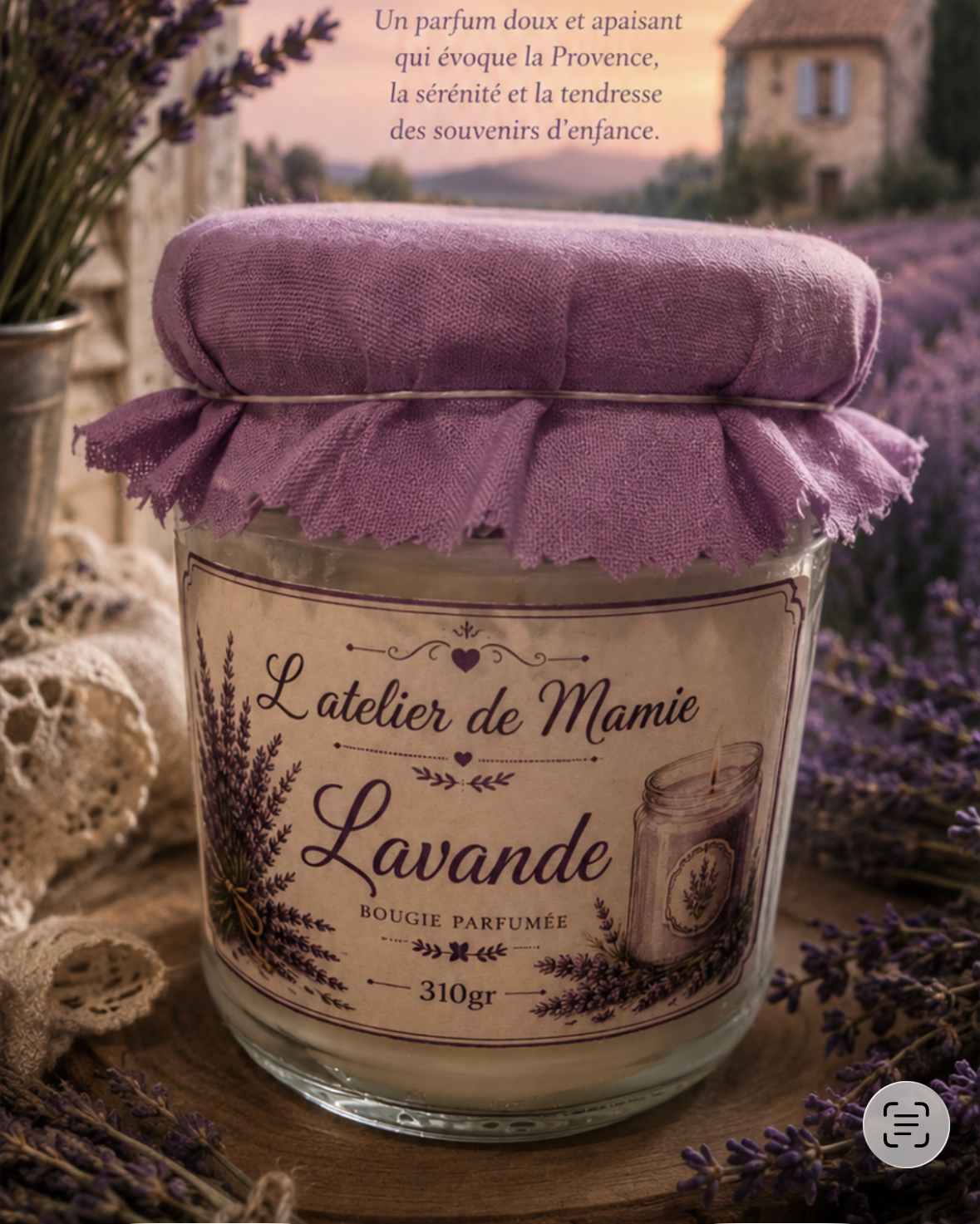 Bougie LavandeđȘ»đȘ»